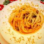 spaghetti bottarga e lime