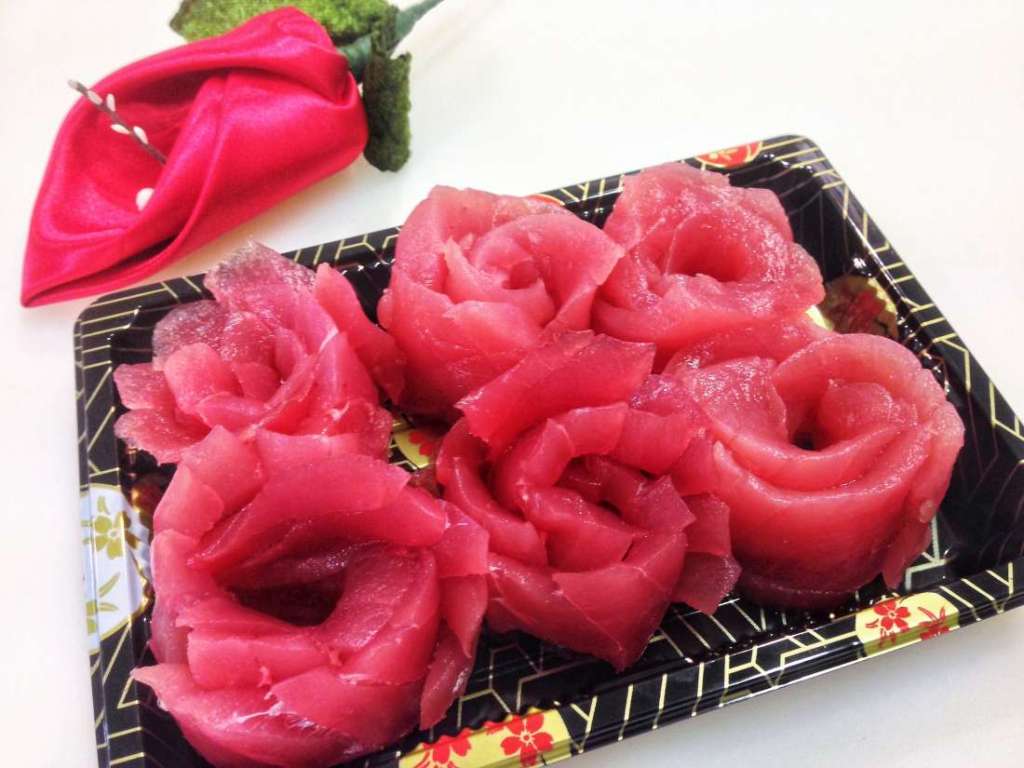 roselline di sashimi