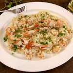 risotto scampi e champagne