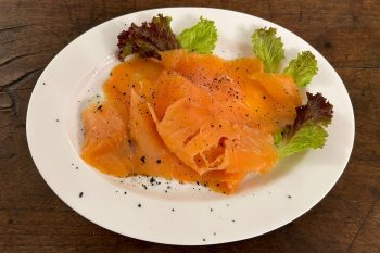 Carpaccio salmone affumicato