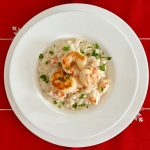 Risotto lime e gamberoni