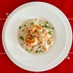 Risotto lime e gamberoni